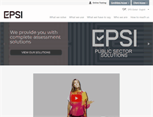 Tablet Screenshot of epsi-inc.com